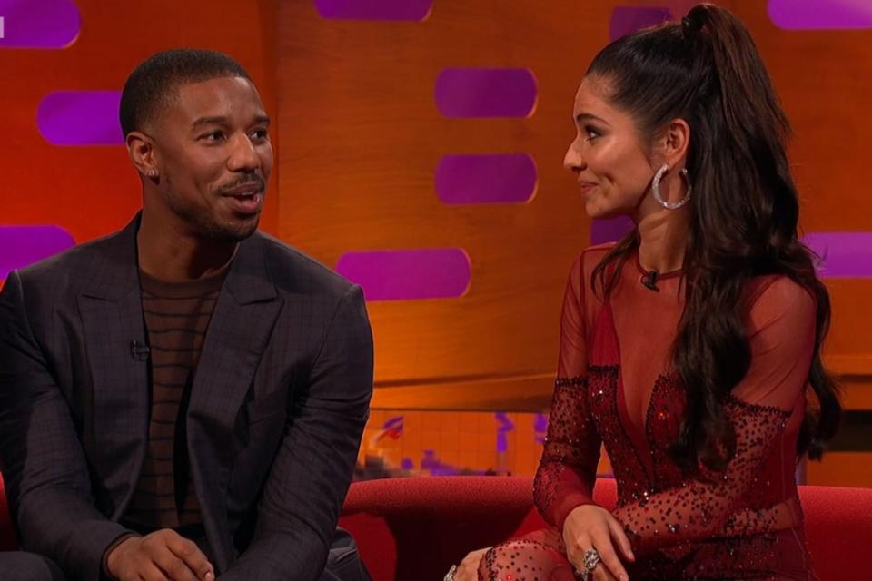 Teasing: Cheryl with Michael B Jordan: BBC One