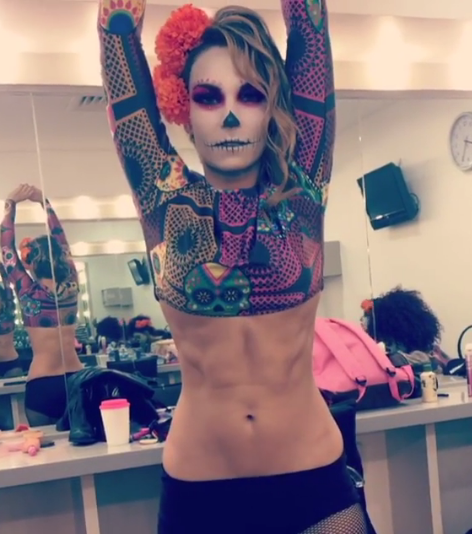 Jenny García es una catrina demasiado sensual. 