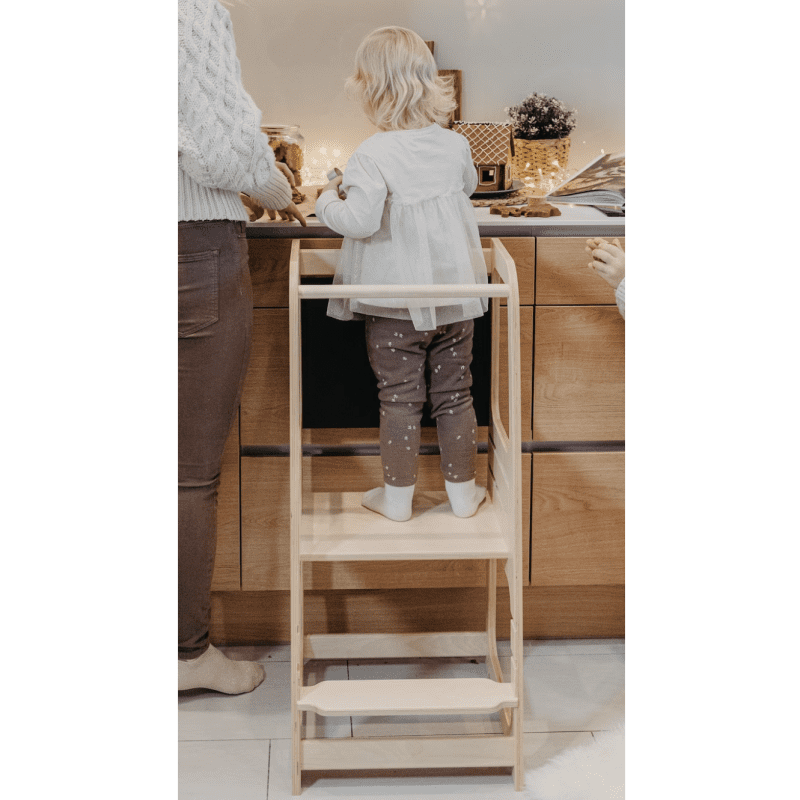 SweetHOMEfromwood Handmade Kitchen Tower Helper