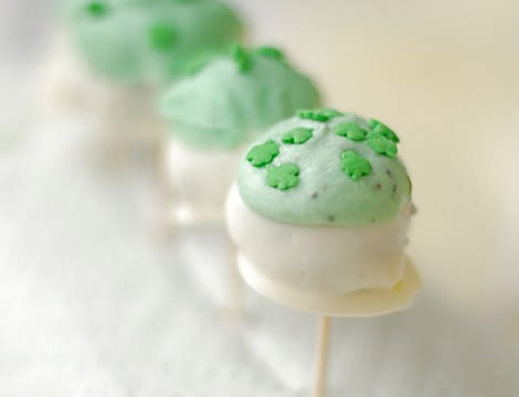 Chocolate Mint Fudge Cake Pops