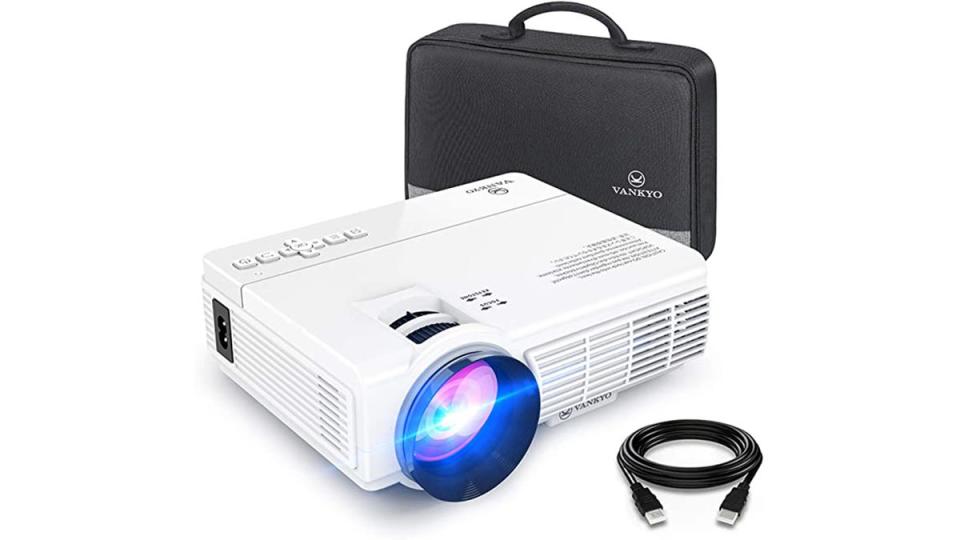 Amplify your weekend movie nights with this projector.