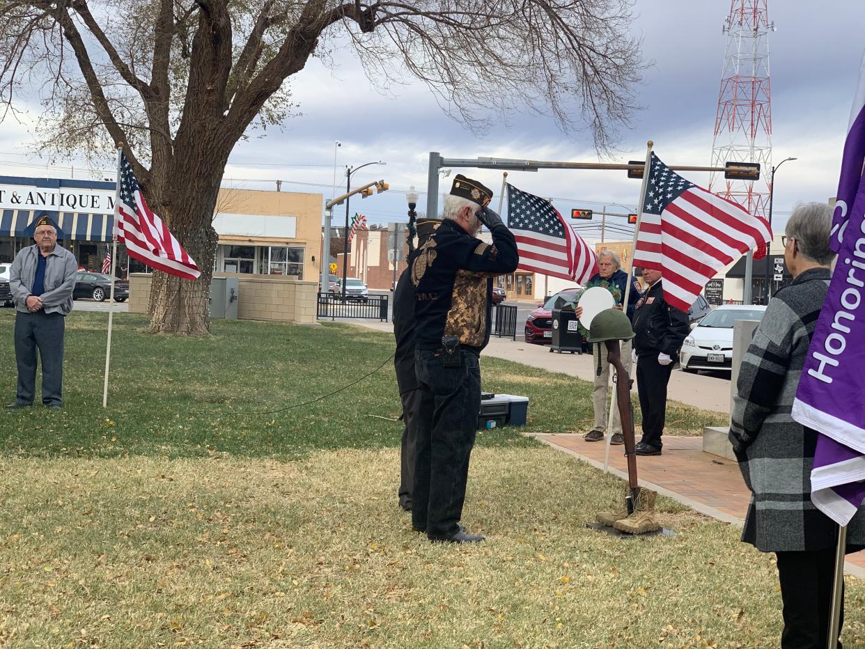 Lubbock Veterans of Foreign Wars Post 2466 hosted Pearl Harbor Remembrance ceremony on Tuesday at the Hockley in honor of the heroes of that day who sacrificed to protect the country.