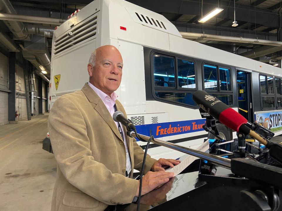 Councillor Bruce Grandy says new technology will help the City of Fredericton compile data to inform staff on the best options for implementing Sunday bus service.