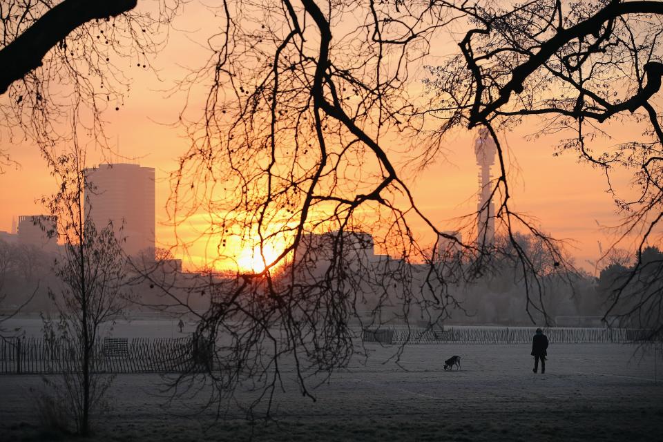 Freezing Fog And Frost Hit The UK