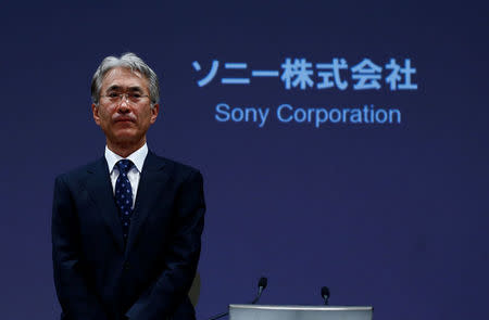 Sony Corp's Chief Financial Officer Kenichiro Yoshida attends a news conference in Tokyo, Japan, May 24, 2016. REUTERS/Thomas Peter