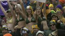 Green Bay Packers fans in Bikinis