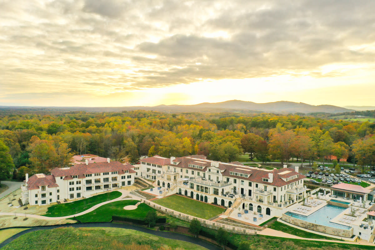 Arial view of Keswick Hall<p>Courtesy of Keswick Hall</p>