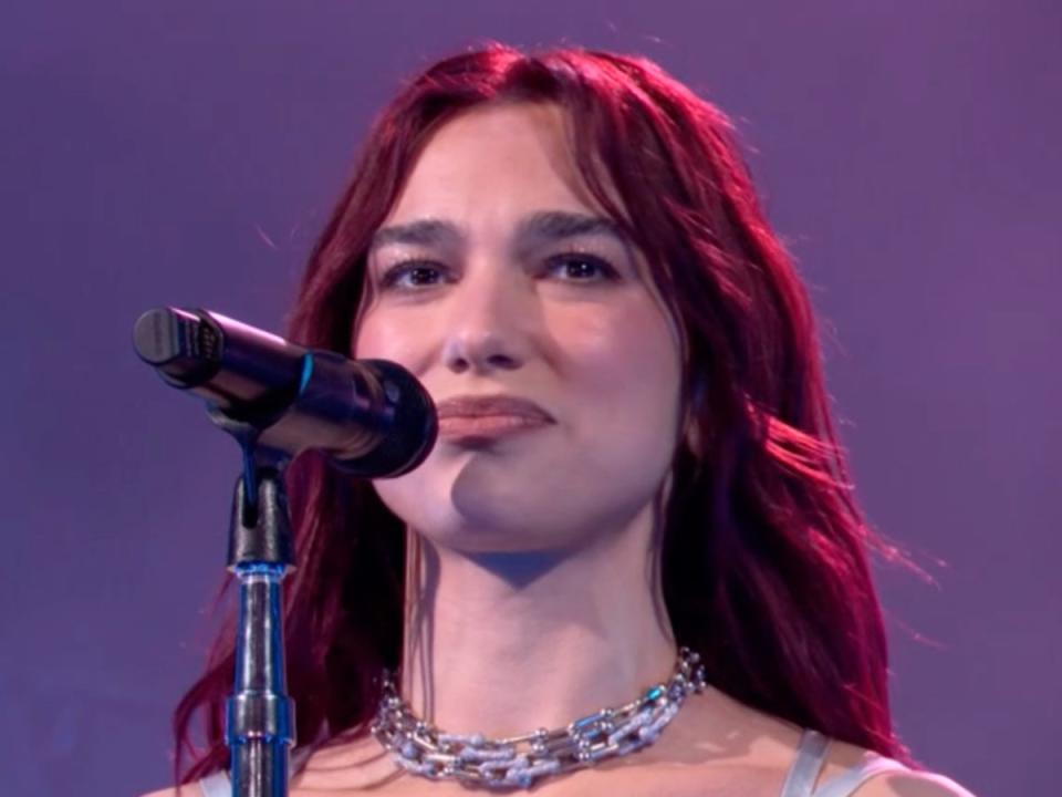 Dua Lipa headlined Glastonbury 2024 on Friday (28 June) (BBC)