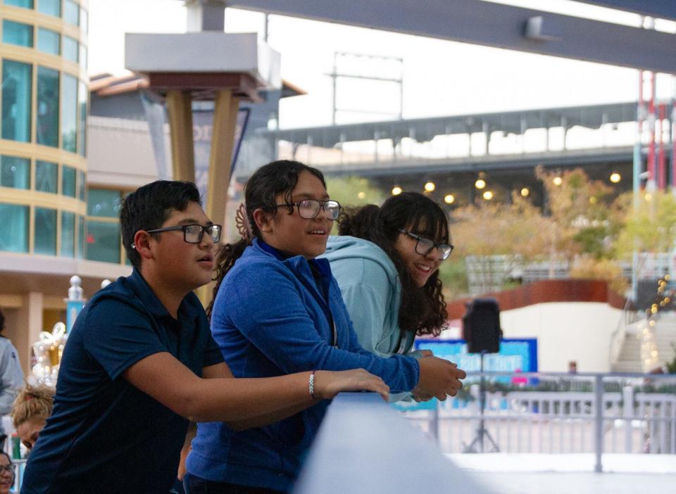 The San Elizario and Petty Boys and Girls Club visited Winter Fest on its opening day to go ice skating at the El Paso Convention Center on Nov. 16, 2023.
