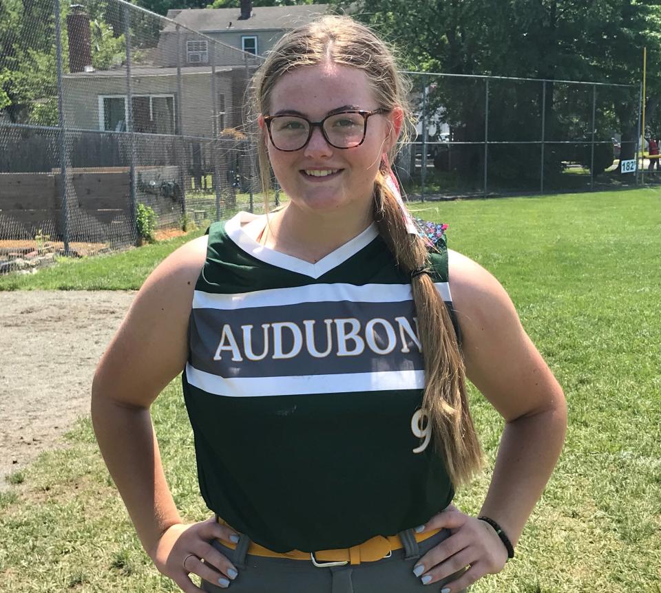 Audubon's Alyson Yurcaba has been one tough out in May and her offensive production is a key reason for the Green Wave's hot play in the postseason.