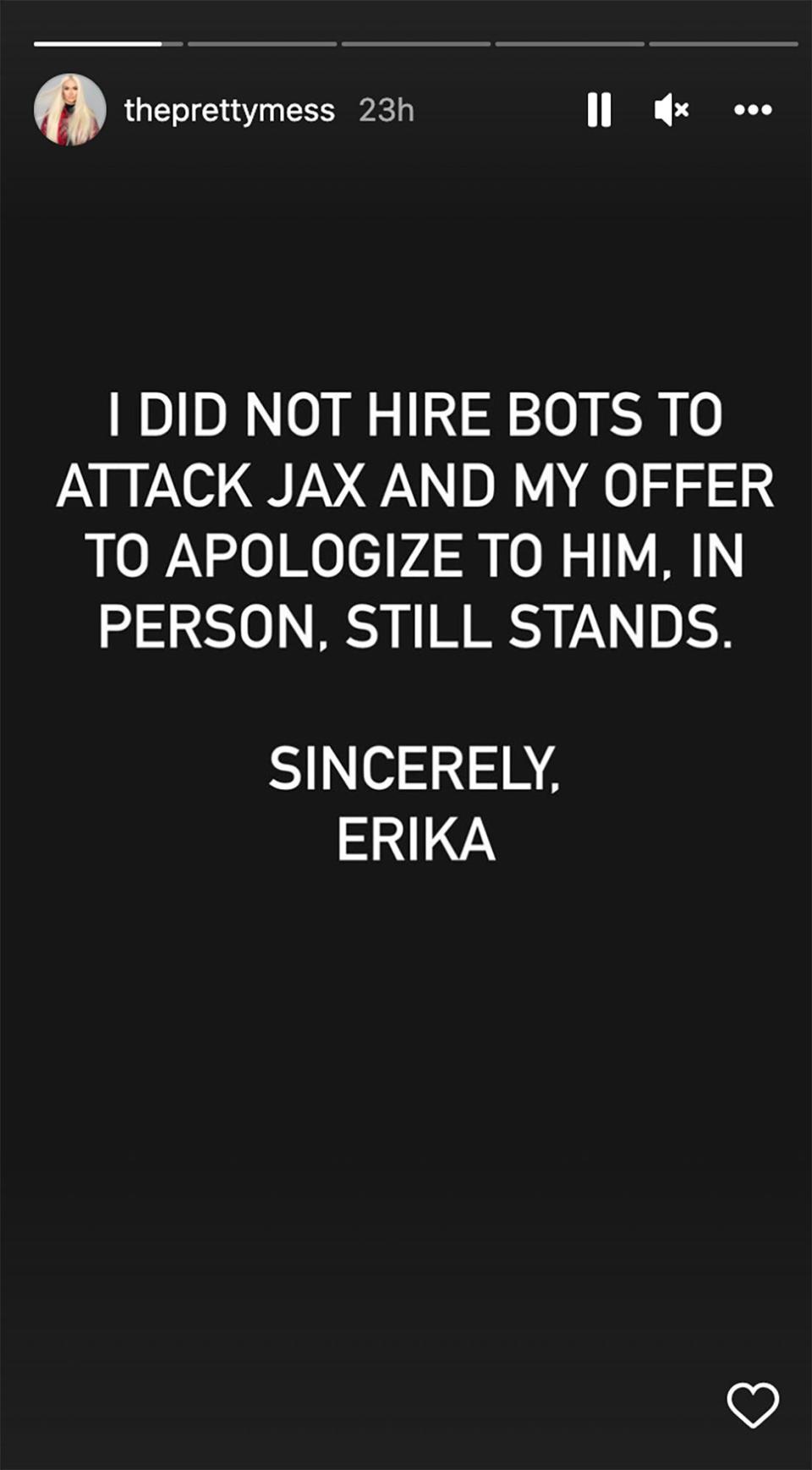 Erika Girardi Says She 'Did Not Hire Bots to Attack' Garcelle Beauvais' 14-Year-Old Son Jax. https://www.instagram.com/theprettymess/?hl=en