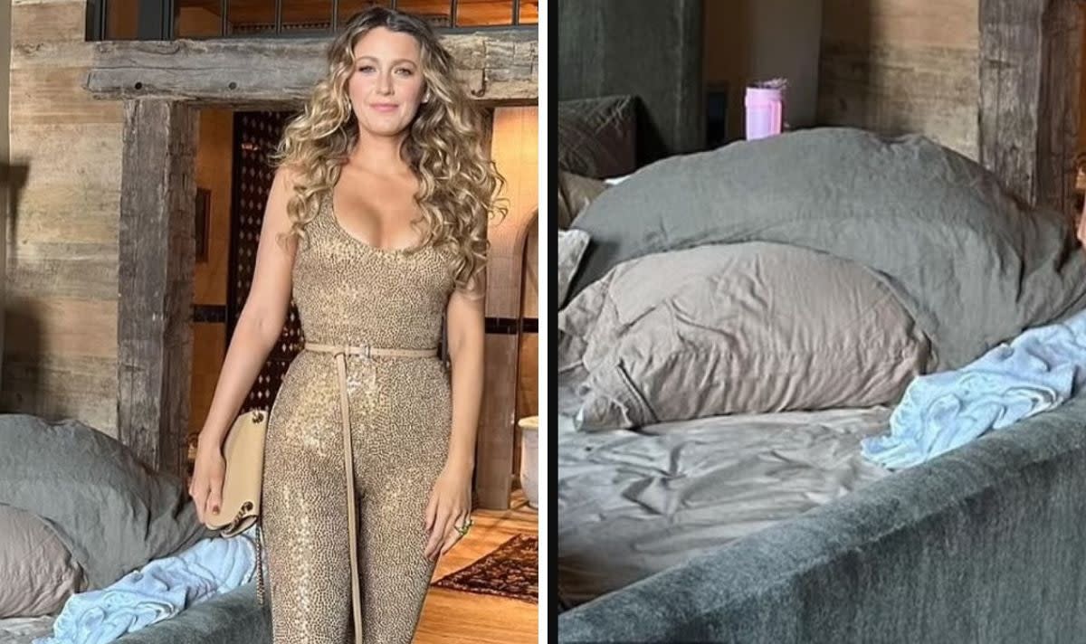 Blake Lively stuns fans with 'extremely messy bed' in her luxury bedroom snap (Instgram/Blake Lively)