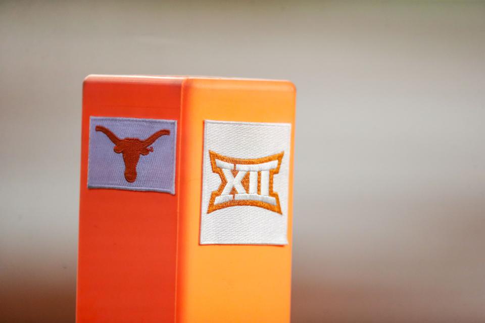 The Big 12 Conference will move on without Texas and Oklahoma when the two flagship schools join the SEC on July 1, replacing the Longhorns and Sooners next year with Arizona, Arizona State, Colorado and Utah.