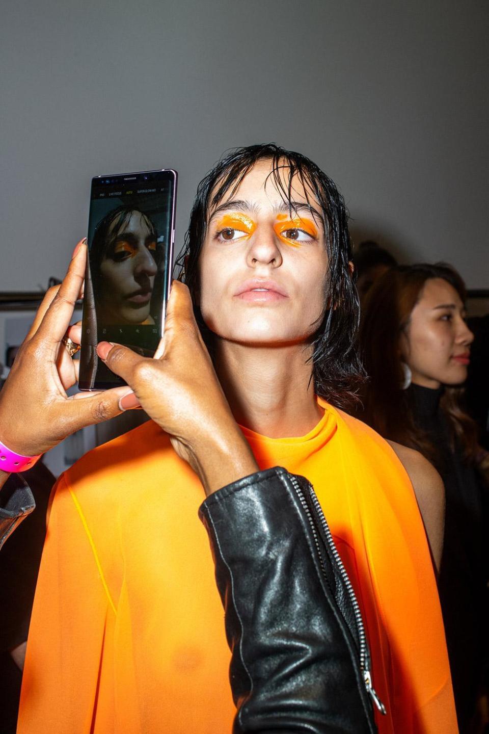 Backstage at Ashish SS19 (Will Sanders)