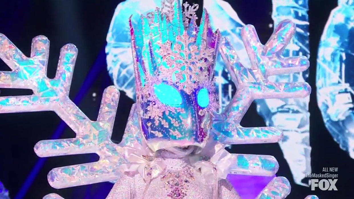 The Snowstorm goes home on 'The Masked Singer' Season 8 semifinals. (Photo: Fox)