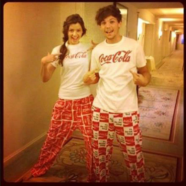 Louis Tomlinson & Eleanor Calder Have Matching Pajamas — So In Love