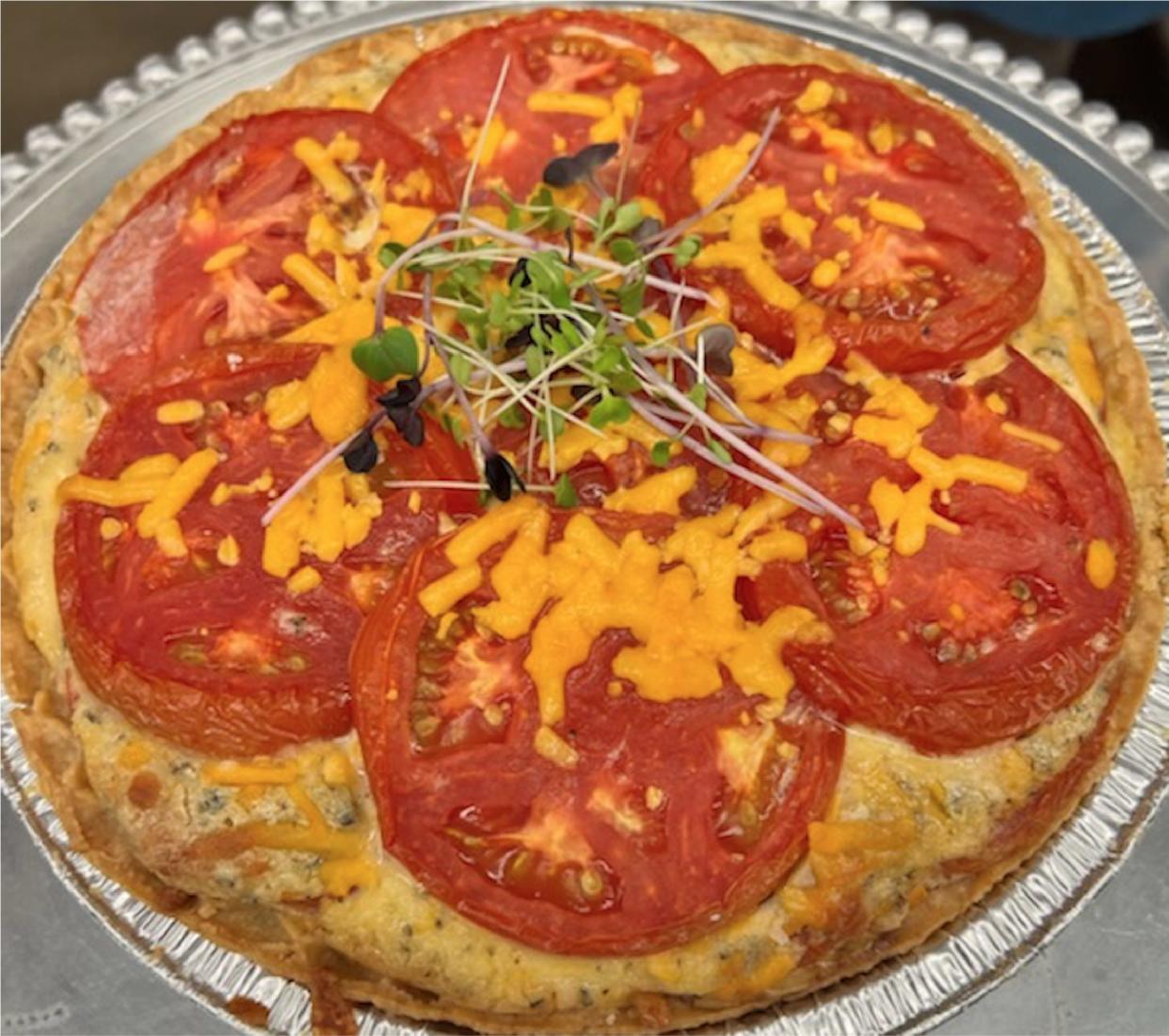 Tomato pie from chef Preston Williams of FDL Gourmet To Go in Montgomery, which was named Bama's Best Tomato Dish.