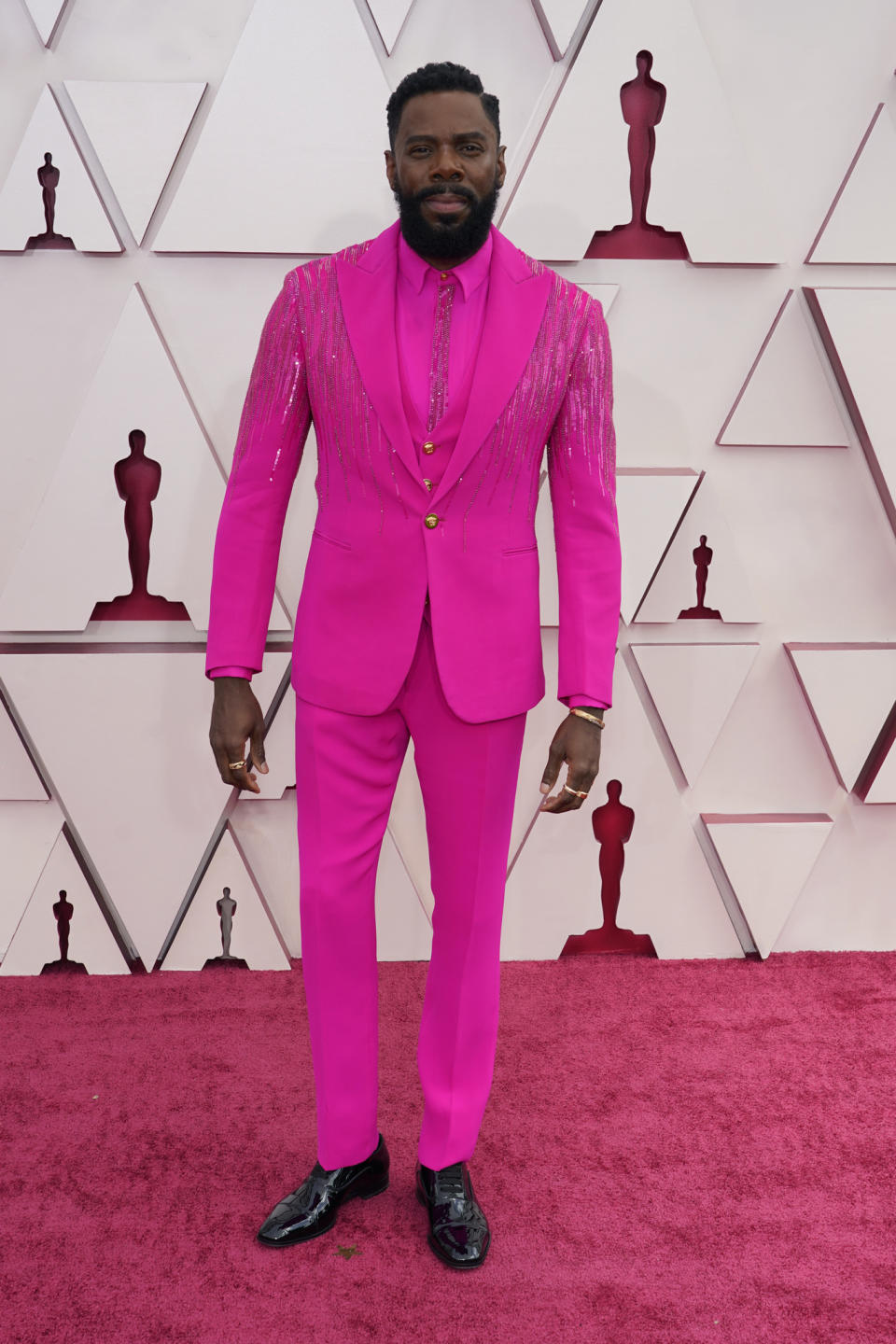 Colman Domingo in Versace - Credit: Chris Pizzello/Pool Via PMC