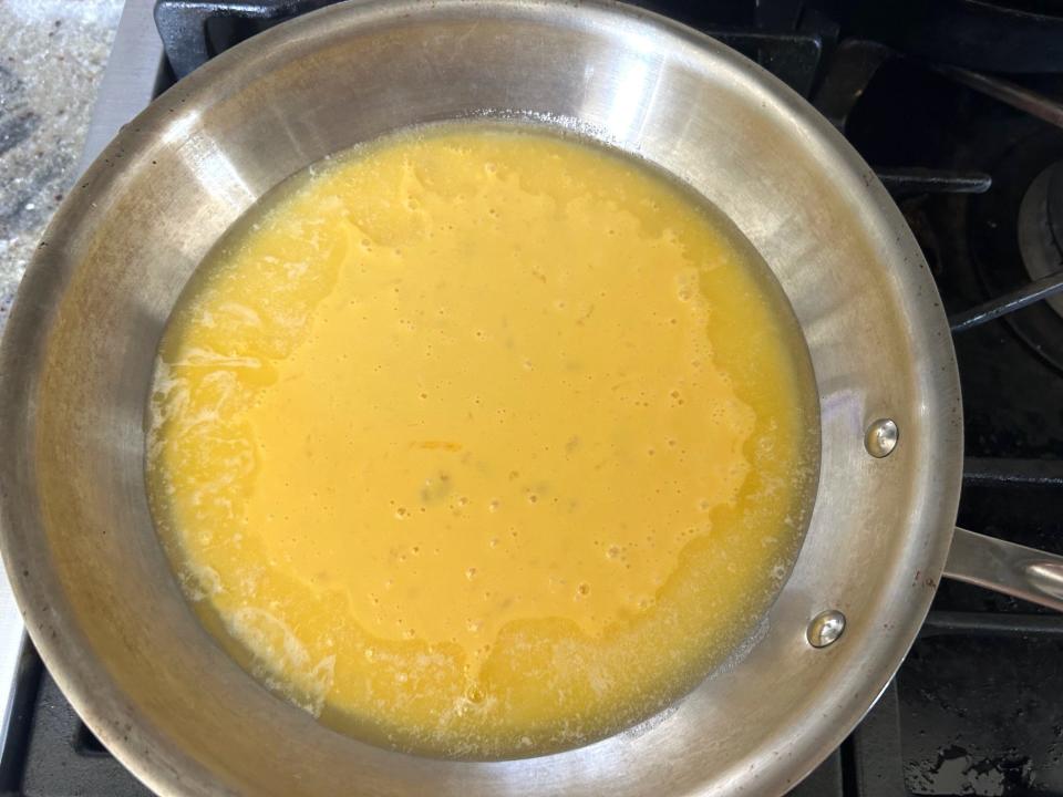 Making Gordon Ramsay's 10-minute omelette