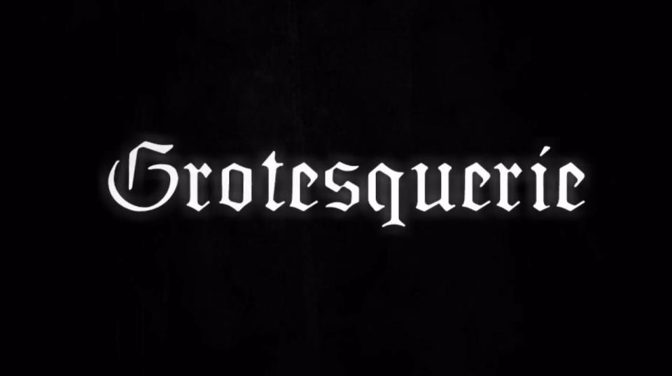 Title logo for Ryan Murphy's FX horror Grotesquerie