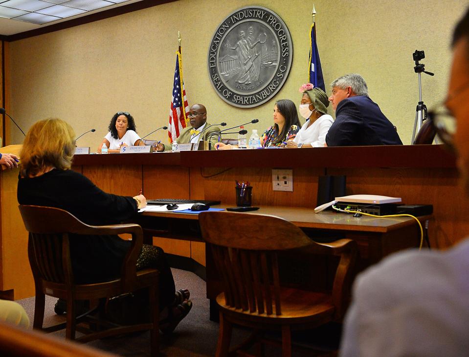 In this file photo, Spartanburg City Councilwoman Ruth Littlejohn, seated second to the right, is running again for council.