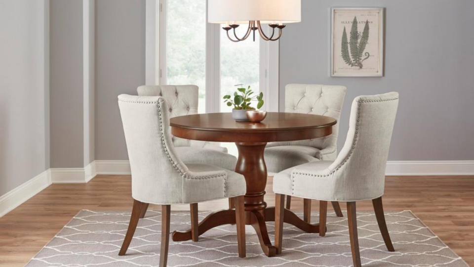 This chair is great for dining, but it’s also classy enough to spruce up an office.