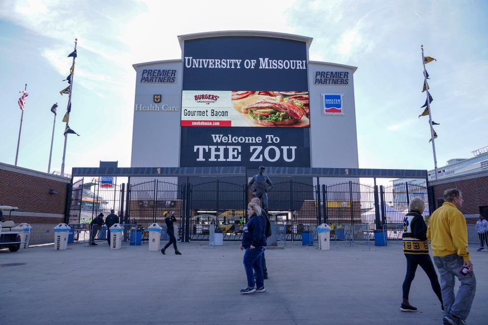 A general view before a game between Missouri and Florida on Nov. 20 at Faurot Field.