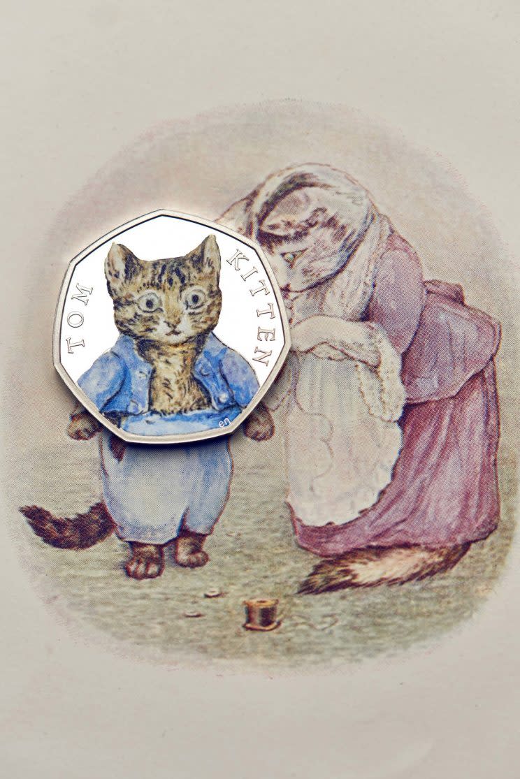 Demand for limited edition Beatrix Potter 50p coin crashed the Royal Mint website (Royal Mint)