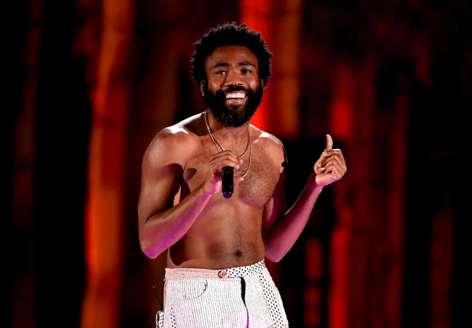 Childish Gambino Performing