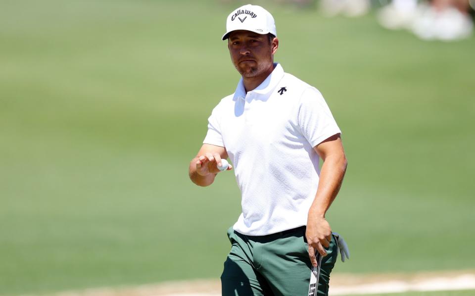 Xander Schauffele thanks the fans