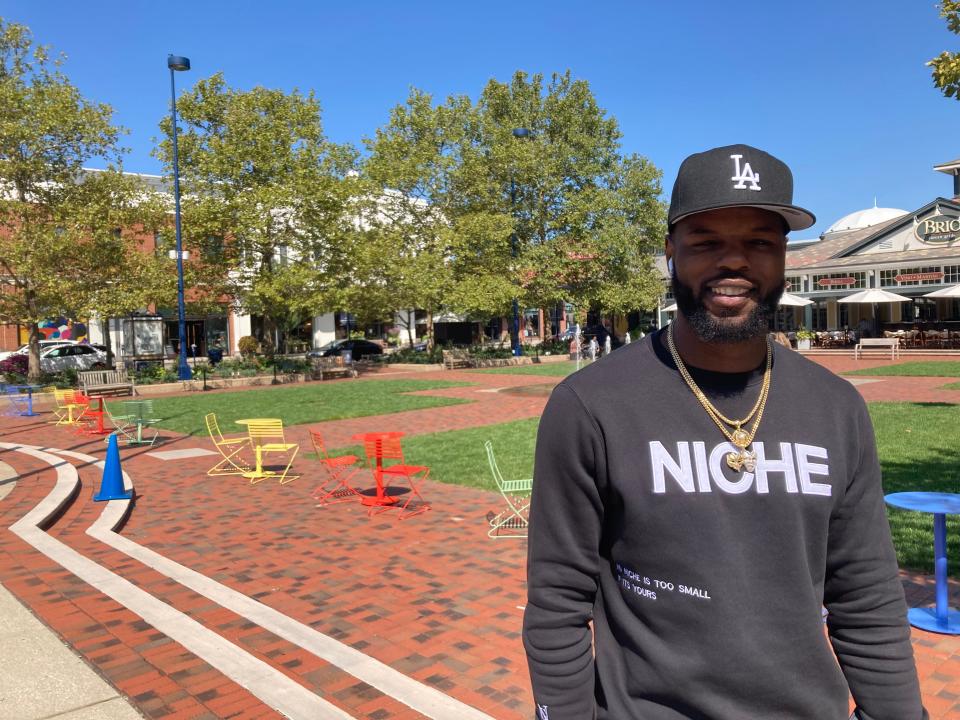 Cody Ballard, 36, of New Albany, said he visits Easton Town Center four or five times a week, and feel safe there. "Anything can happen anywhere," he said.