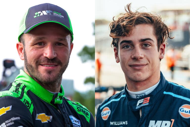 Agustín Canapino y Franco Colapinto, los pilotos argentinos de IndyCar y Fórmula 2 que reciben apoyo y sufren excesos de fanáticos compatriotas en las redes sociales.