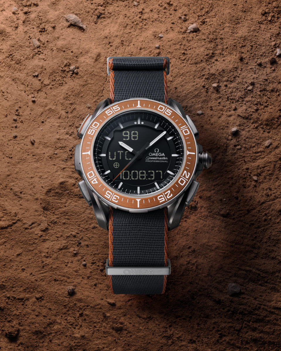 hot watch Omega-Speedmaster-X-33-Marstimer-Time-on-Mars-nato strap