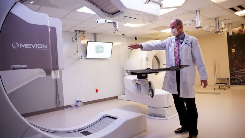 Dr. Bill Salter at the Huntsman Cancer Institute in Salt Lake City on June 23, 2021. Medical professionals say using artificial intelligence in health care is to be welcomed, not feared, as it will improve medical speed and accuracy.