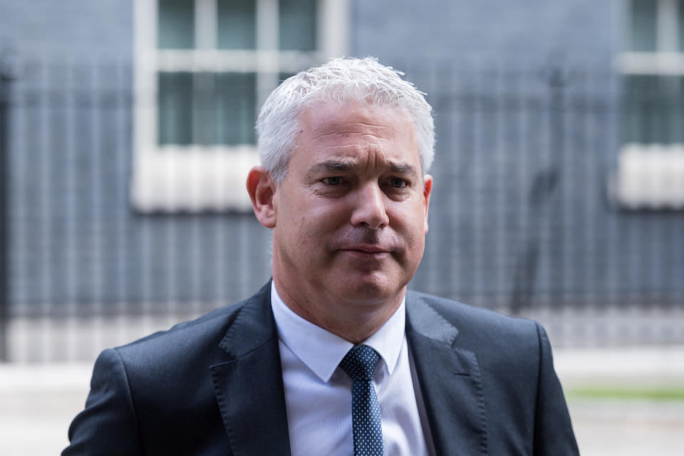 LONDON, UNITED KINGDOM - JULY 18, 2023: Secretary of State for Health and Social Care Steve Barclay leaves 10 Downing Street after attending the final weekly Cabinet meeting before the Summer recess in London, United Kingdom on July 18, 2023. (Photo credit should read Wiktor Szymanowicz/Future Publishing via Getty Images)