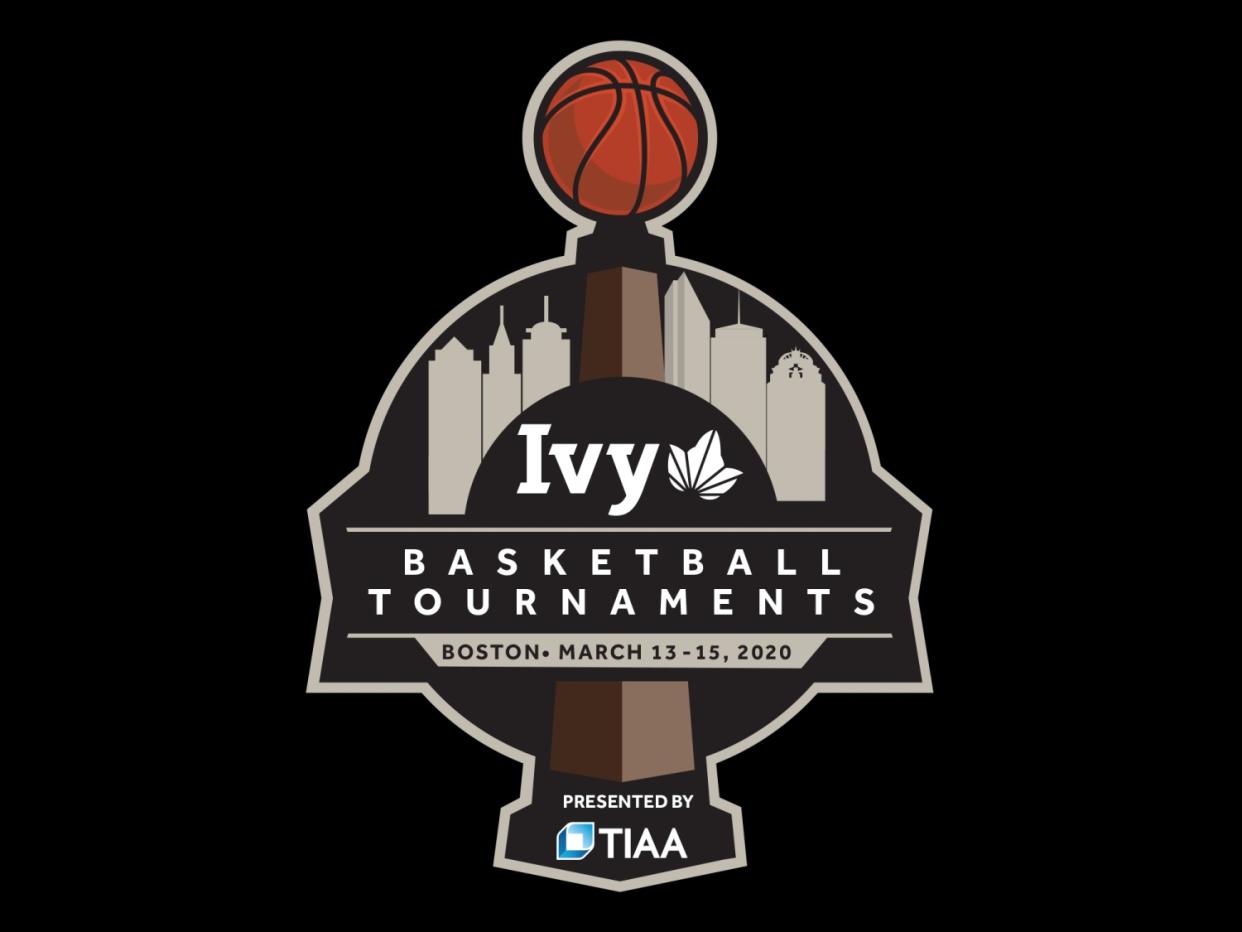 2020 THE IVY LEAGUE BASKETBALL TOURNAMENTS logo, graphic element on black