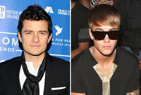 Orlando Bloom, Justin Bieber