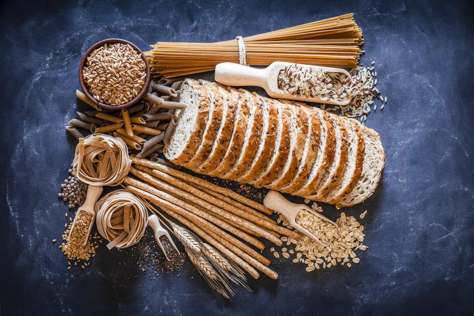 <p>According to Dr. Bedford, bread is pretty easy on the esophagus and isn’t likely to cause any discomfort. Make it even healthier by choosig a heart-whole grain option to amp up the fiber content.</p> <p><strong>RELATED: <a href="https://www.health.com/food/18-health-benefits-of-whole-grains" rel="nofollow noopener" target="_blank" data-ylk="slk:18 Health Benefits of Whole Grains;elm:context_link;itc:0;sec:content-canvas" class="link ">18 Health Benefits of Whole Grains</a></strong></p>