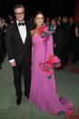 <p>Colin Firth and Livia Firth attend the Green Carpet Fashion Awards.</p>