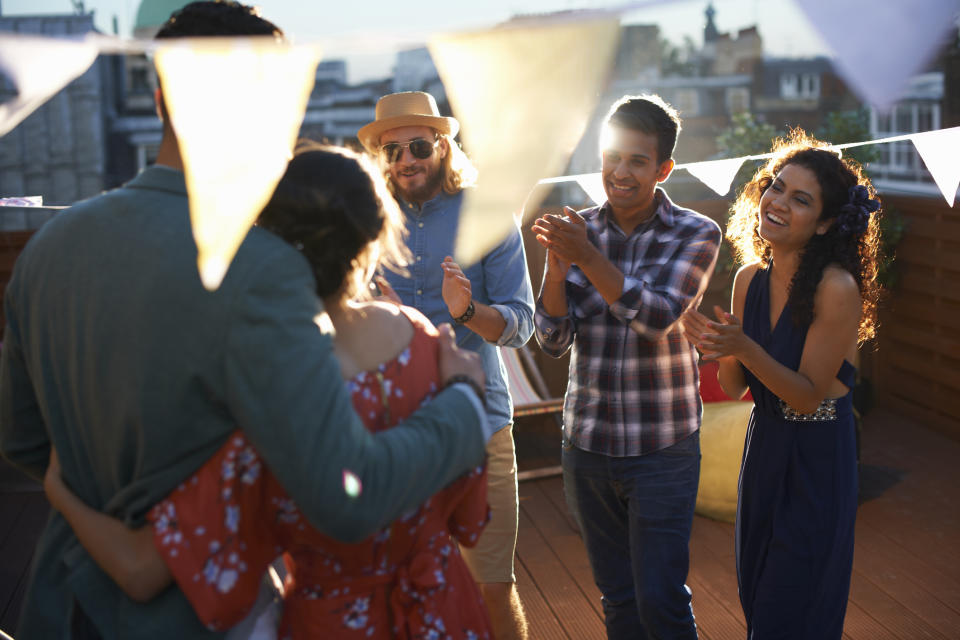 The bride-to-be decided she didn't really want to invite the friend to her engagement party. Photo: Getty