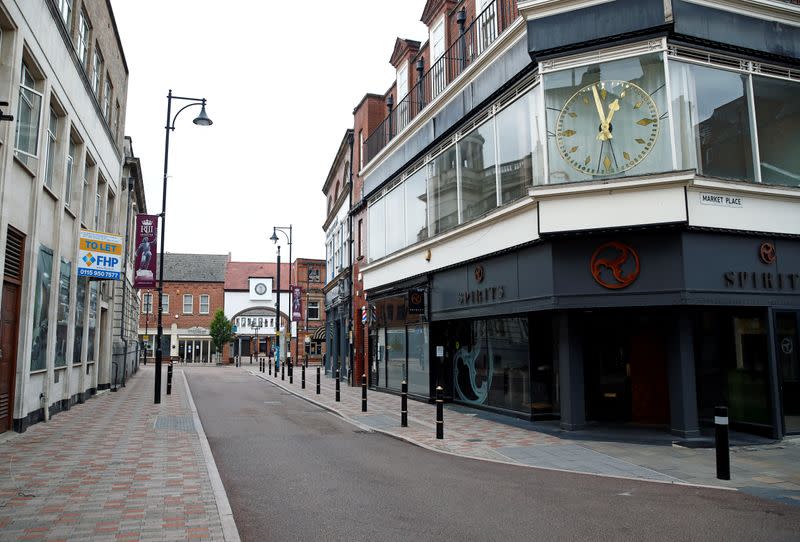 FILE PHOTO: Outbreak of the coronavirus disease (COVID-19) in Leicester