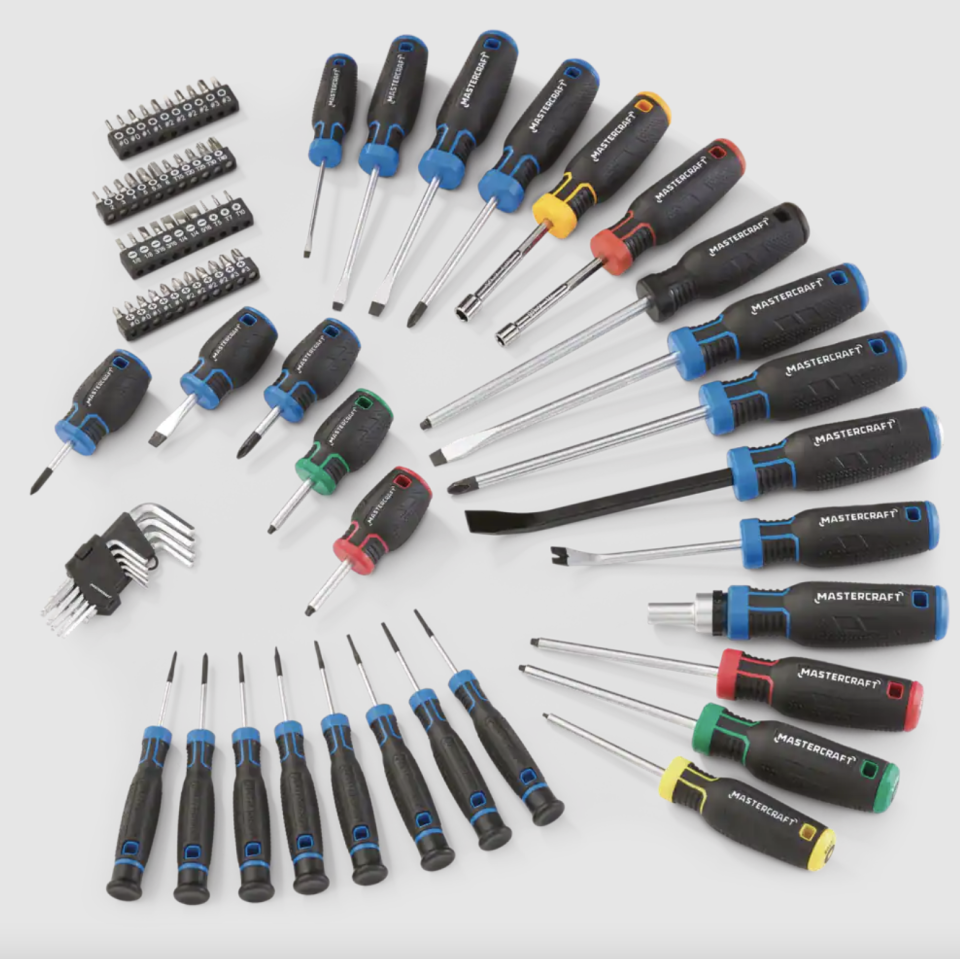 Mastercraft Screwdriver Set, 80-pc (Photo via Canadian Tire)