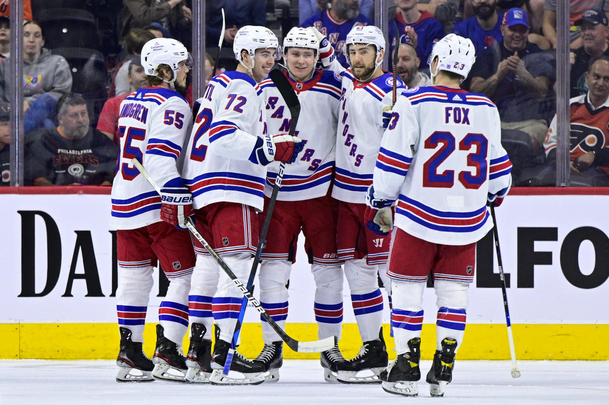 Kakko, Georgiev lead Rangers to shutout of Flyers - 6abc Philadelphia