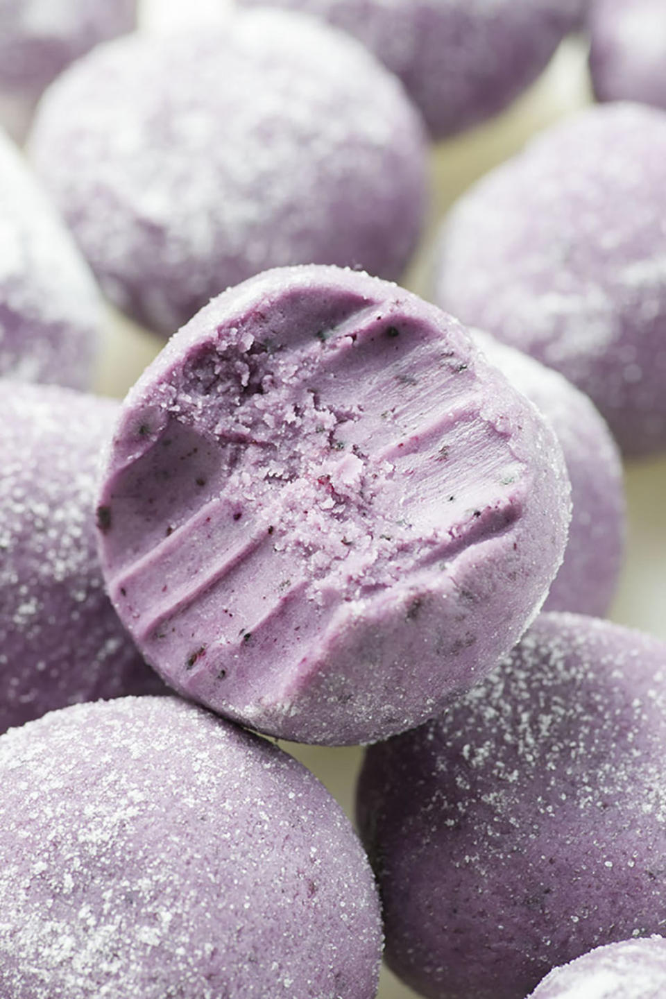 White Chocolate Blueberry Truffles