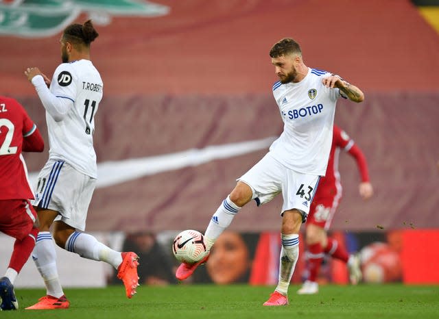 Mateusz Klich lashed home Leeds' third goal in their 4-3 defeat at Anfield on the opening day of the season