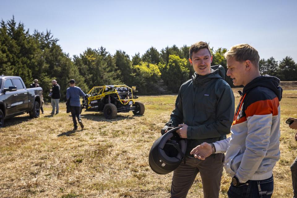 mich schumacher side by side driving can am