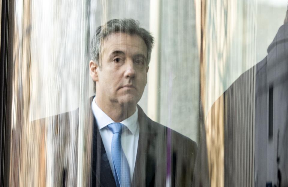 Michael Cohen arrives at US Federal Court in New York, Dec. 12, 2018.