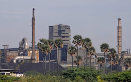 FILE PHOTO: A general view shows Sterlite Industries Ltd's copper plant, a unit of London-based Vedanta Resources, in Tuticorin, in the southern Indian state of Tamil Nadu April 5, 2013.  REUTERS/Stringer/File Photo