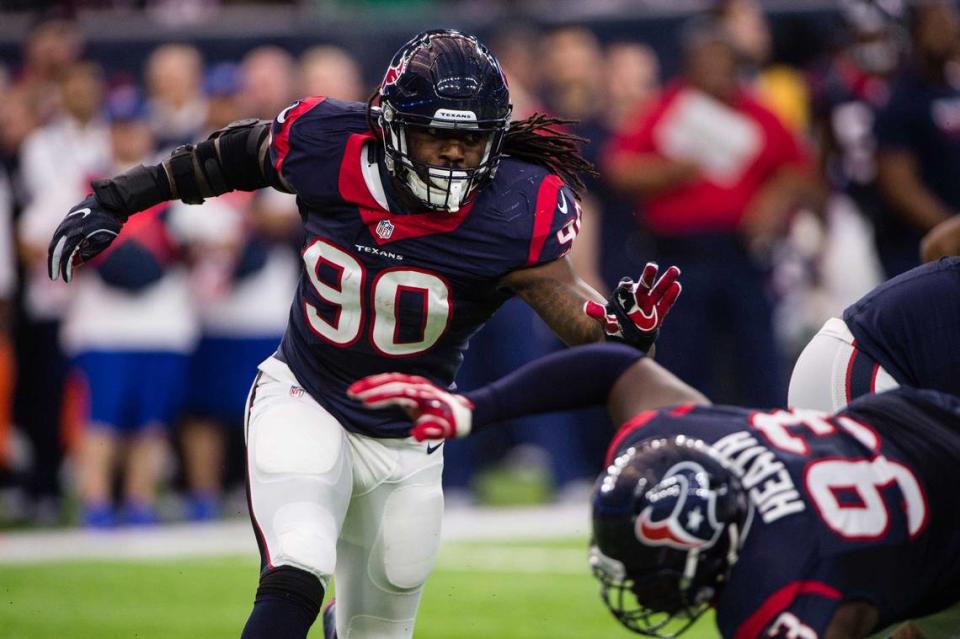 Jadeveon Clowney, a Rock Hill native and former University of South Carolina star, plays for the NFL Houston Texans. Clowney’s father, David Morgan, was sentenced to one year in prison Monday for a 2015 Rock Hill strip club shooting.