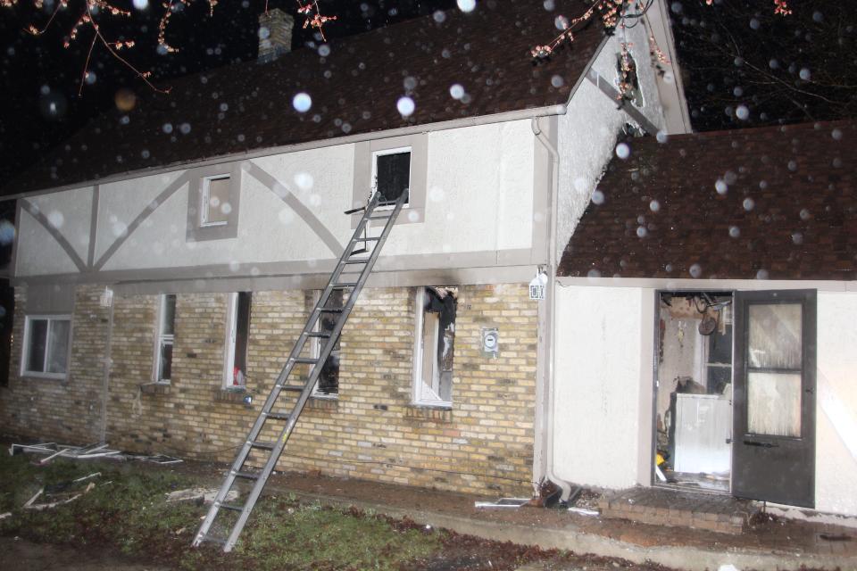 7750 West Hicks Street, the night of the fire